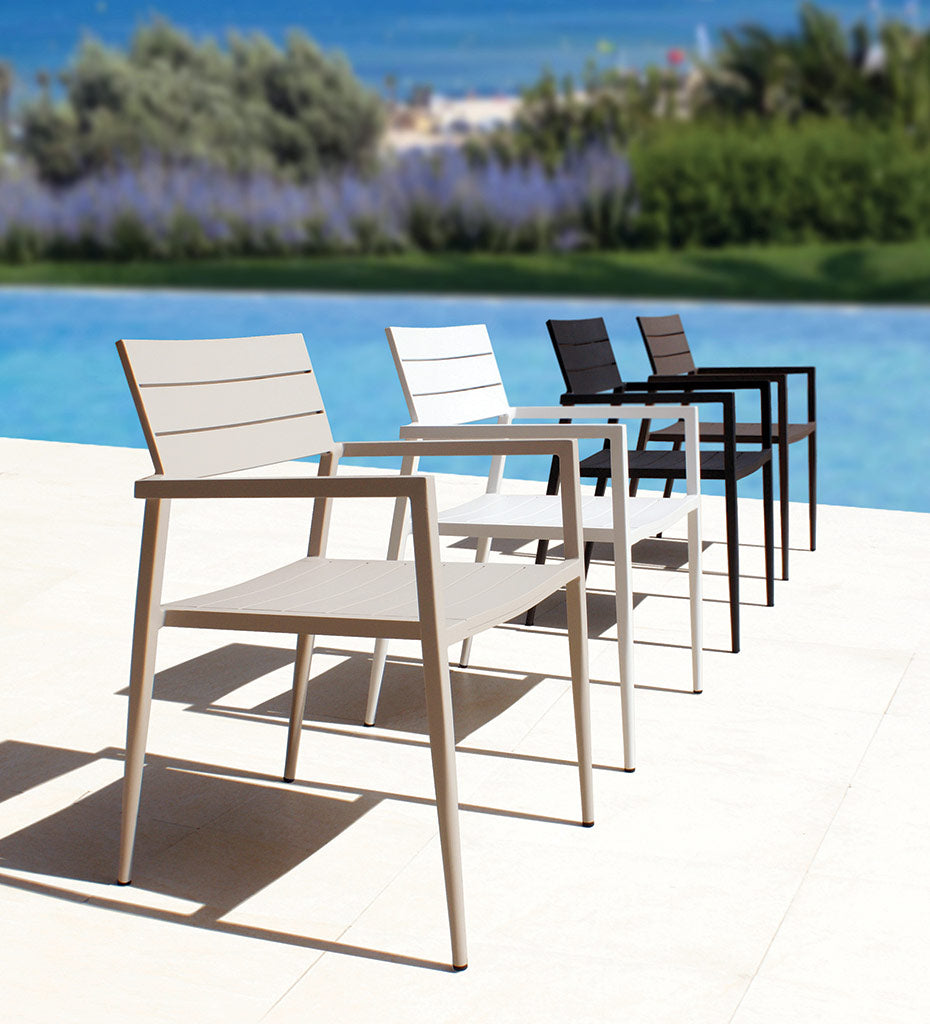 Gemini Aluminum Armchair