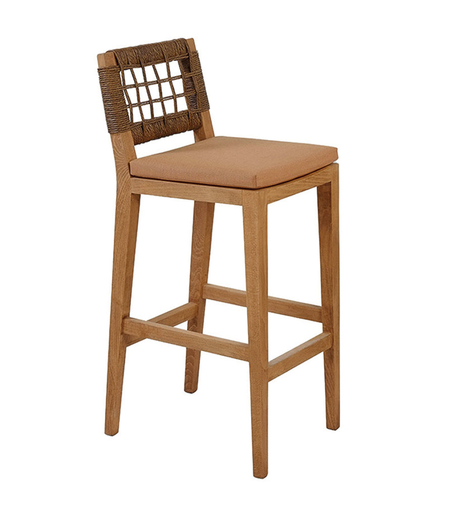 Loritz Teak Bar Stool -