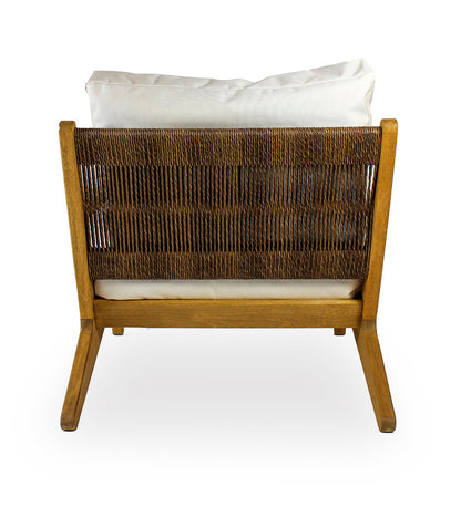 Miliana Cord Lounge Chair - Beech -