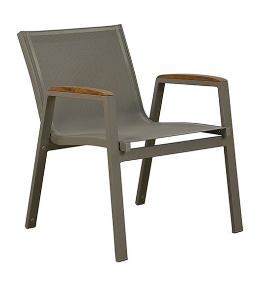 Sante Aluminum Dining Armchair -