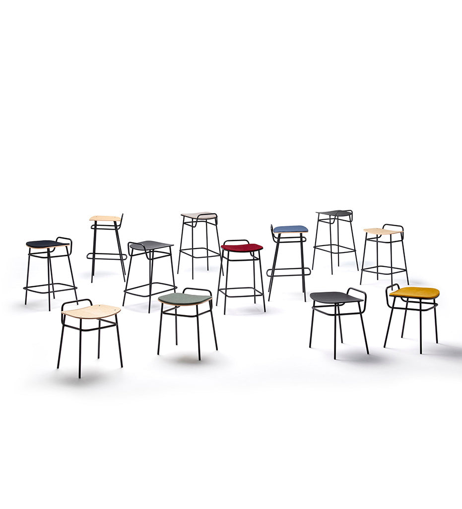 Blasco & Vila Fosca Handle Stools Collection