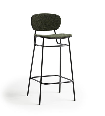 Blasco & Vila Fosca Bar Stool - Upholstered Seat & Back