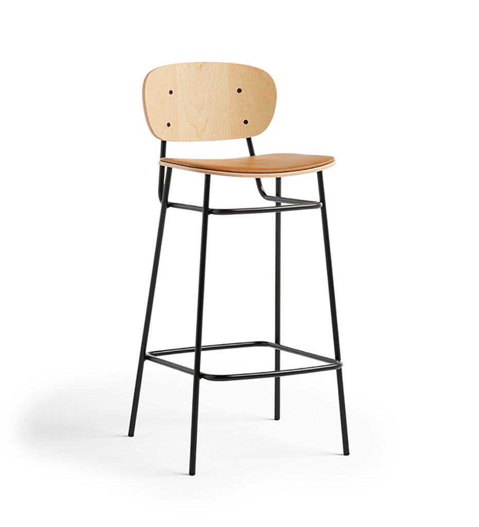 Blasco & Vila Fosca Bar Stool - Upholstered Seat