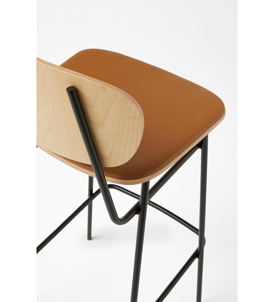 Blasco & Vila Fosca Bar Stool - Upholstered Seat