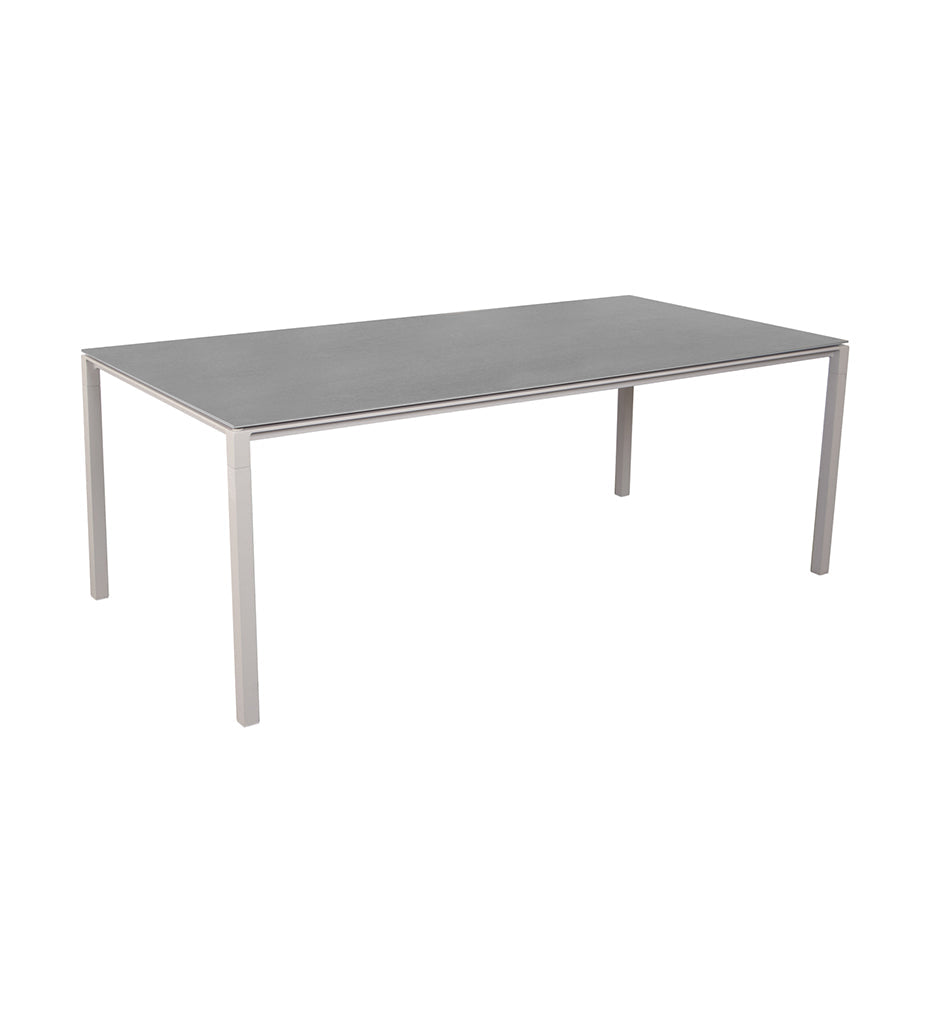 Pure Rectangular Dining Table Base - Medium