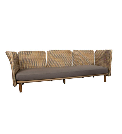 Arch 3-Seater Sofa w/ Low Arm-Backrest