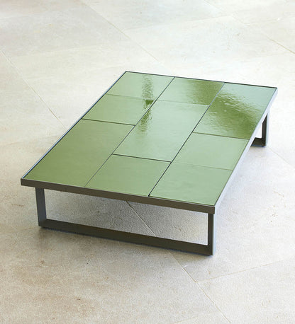 Glaze Rectangular Coffee Table Base