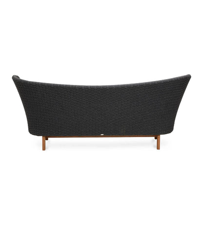 Peacock Wing 3-Seater Sofa with Teak Legs