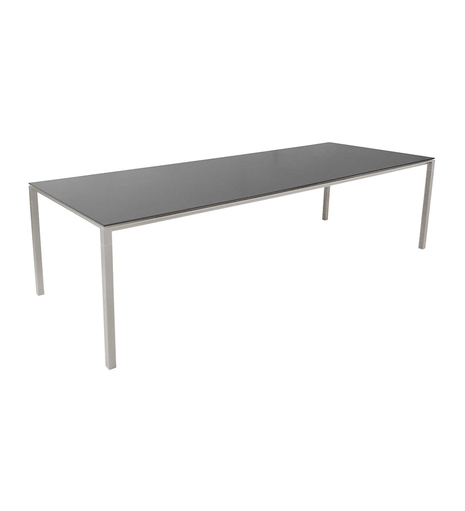 Pure Rectangular Dining Table Base - Large