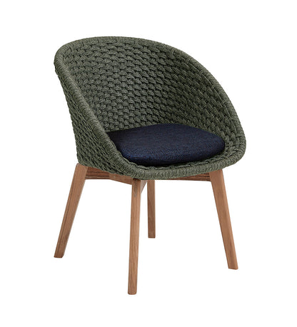 Peacock Arm Chair - Teak Legs - Outdoor