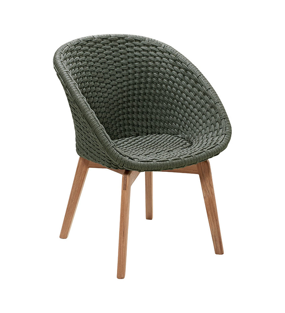 Peacock Arm Chair - Teak Legs - Outdoor