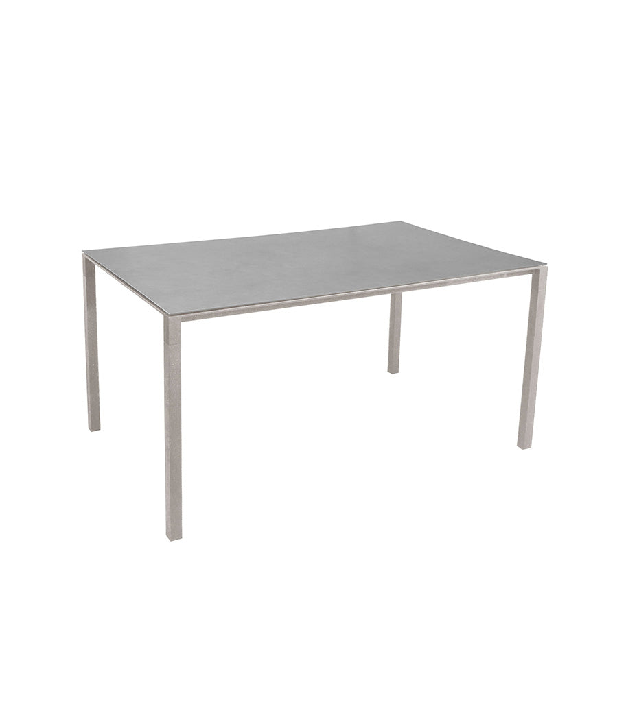 Pure Small Dining Table Base - Rectangular