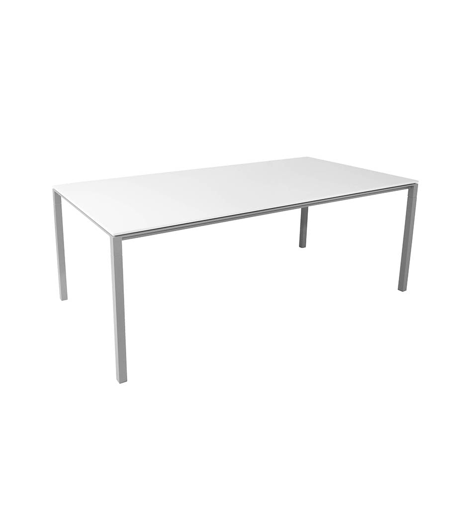 Pure Rectangular Dining Table Base - Medium