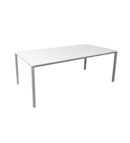 Pure Rectangular Dining Table Base - Medium