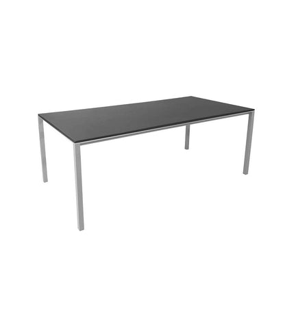 Pure Rectangular Dining Table Base - Medium