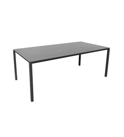 Pure Rectangular Dining Table Base - Medium