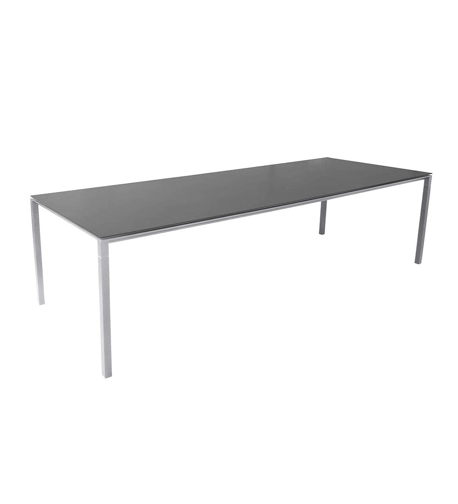 Pure Rectangular Dining Table Base - Large