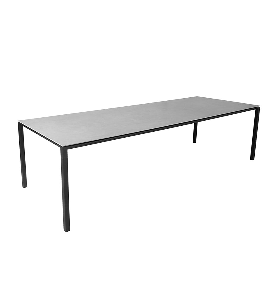 Pure Rectangular Dining Table Base - Large