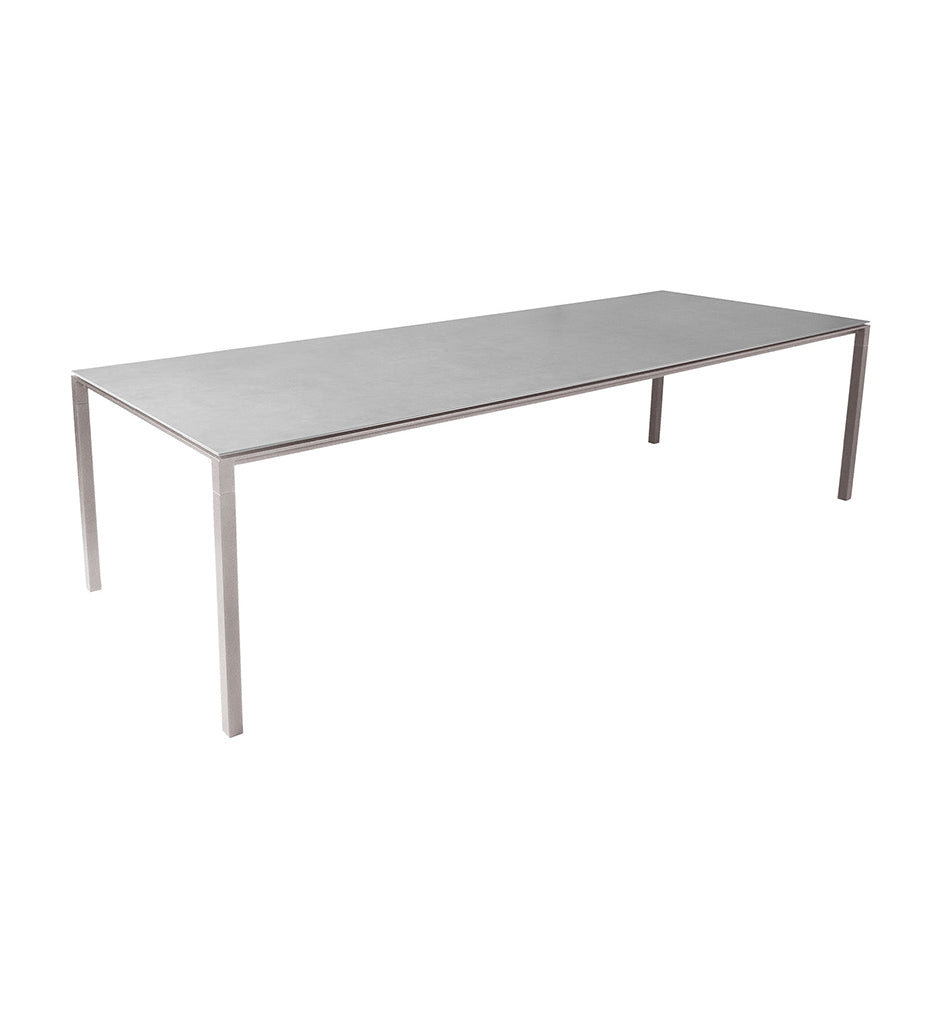 Pure Rectangular Dining Table Base - Large