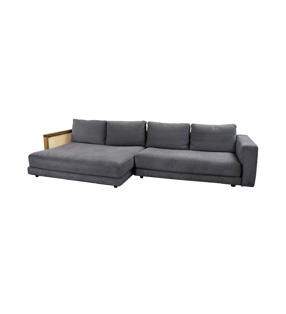 Scale 2-Seater Sofa w/ Double Daybed & Mix Armrest - Right Seated