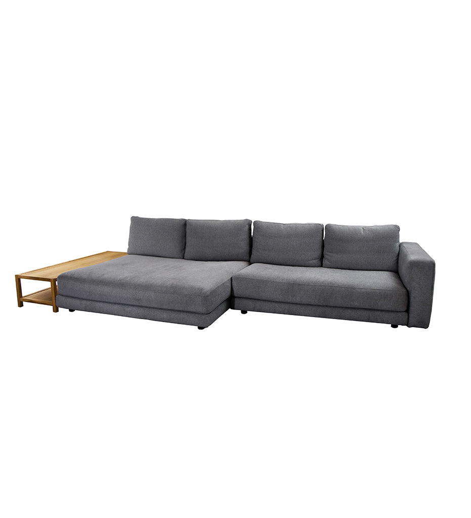 Scale 2-Seater Sofa w/ Double Daybed - Armrest & Table - Left Facing