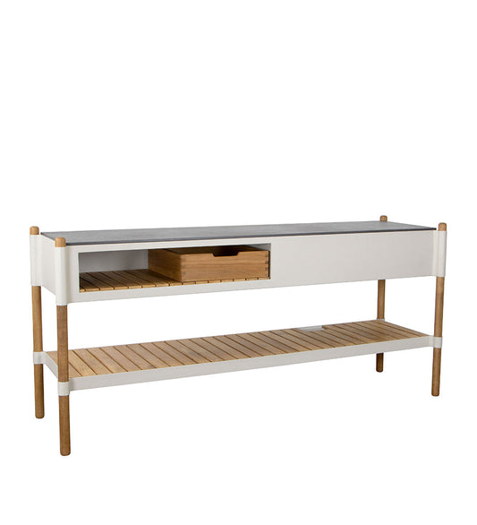 Sticks Kitchen Module with Teak Shelf