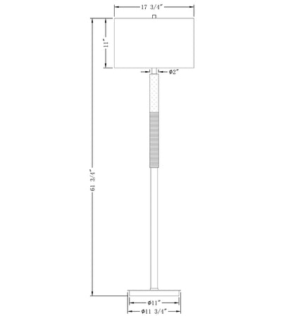 Flow Decor-Atlantic Floor Lamp 3642-Allred Collaborative