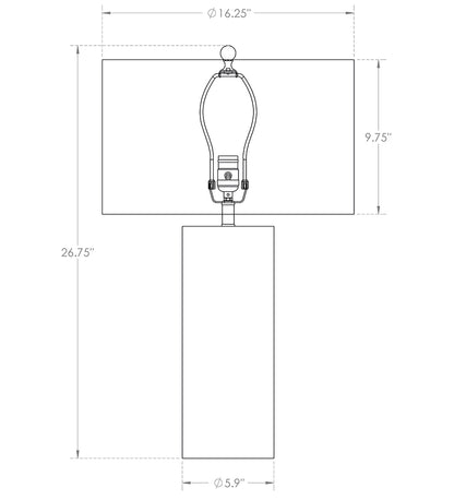 FlowDecor-Cassis Table Lamp 3671-Allred Collaborative