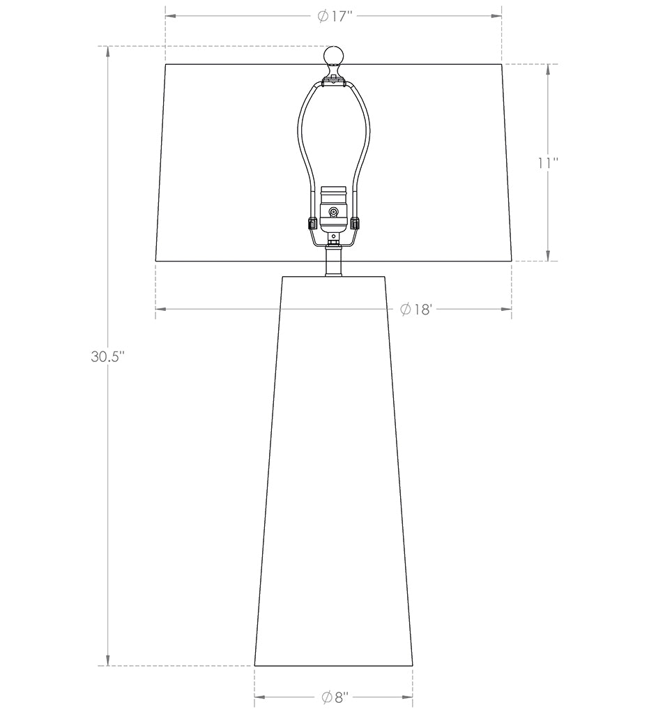 FlowDecor-Christie Table Lamp 4036-Allred Collaborative