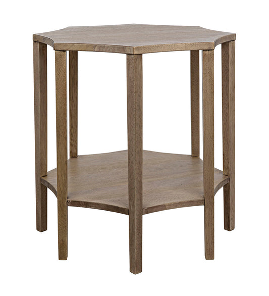 Noir Ariana Side Tables - Washed Walnut GTAB335WAW