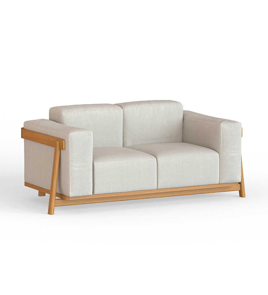 Omelette Editions Masala 2-Seater Sofa - Stained Beech - Oak