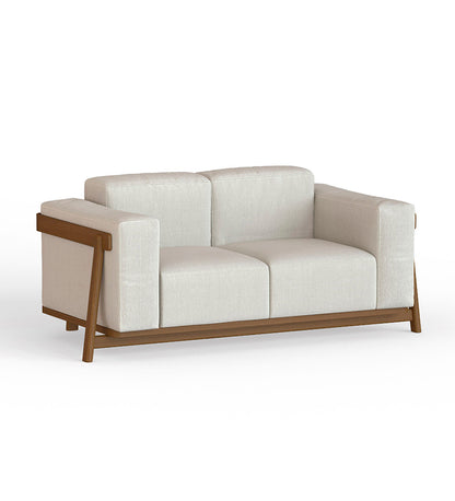 Omelette Editions Masala 2-Seater Sofa - Stained Beech - Walnut