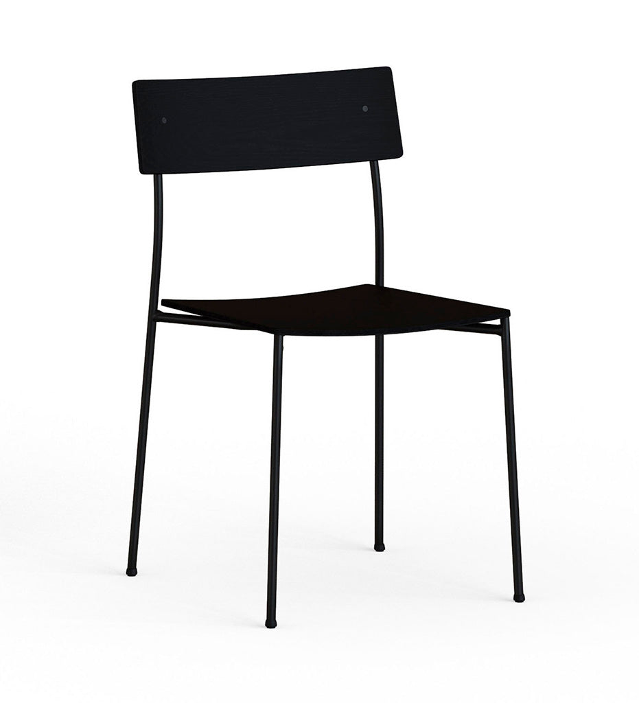 Omelette Editions Alex Bistro Side Chair - Black Oak