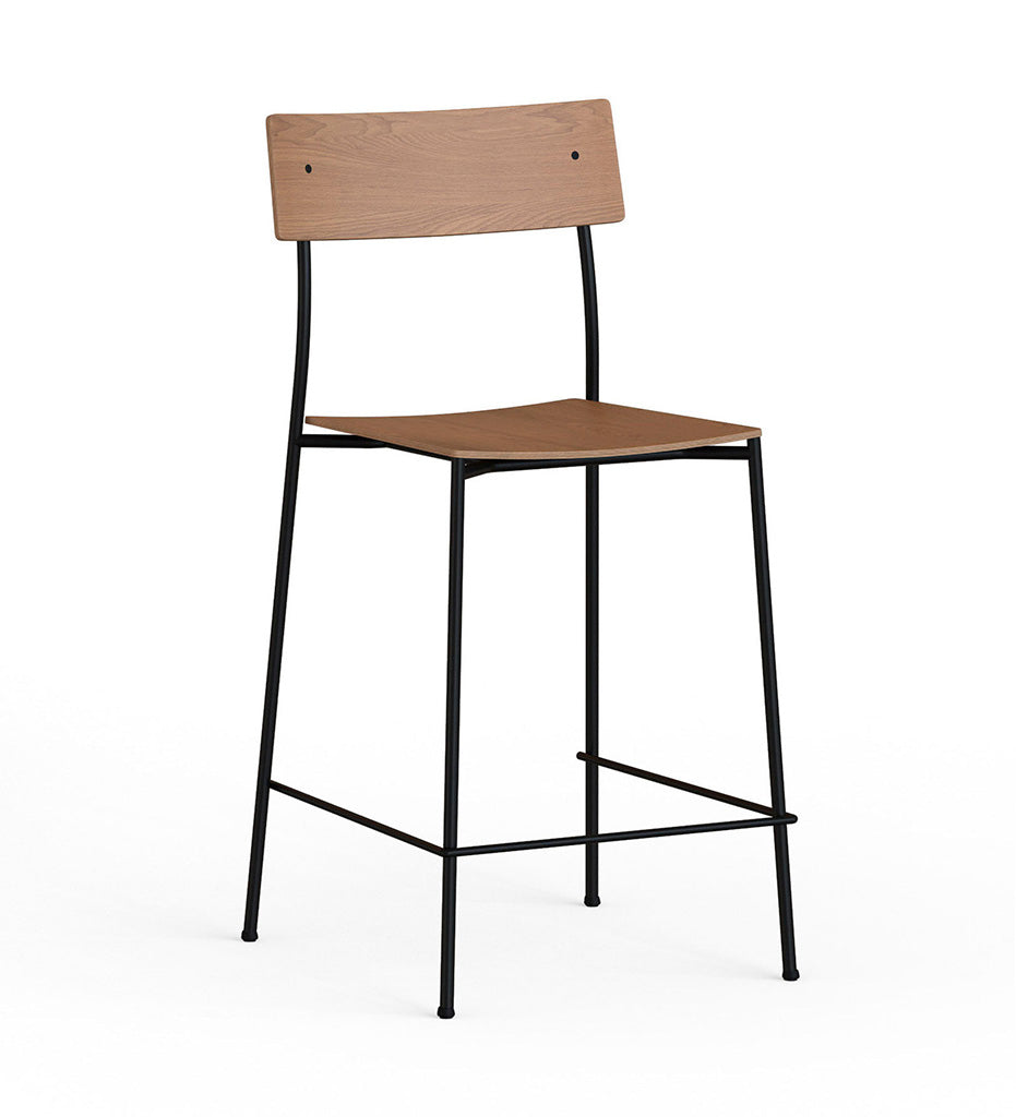 Omelette Editions Alex Bistro Bar Stool - Oak