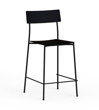 Omelette Editions Alex Bistro Bar Stool - Black