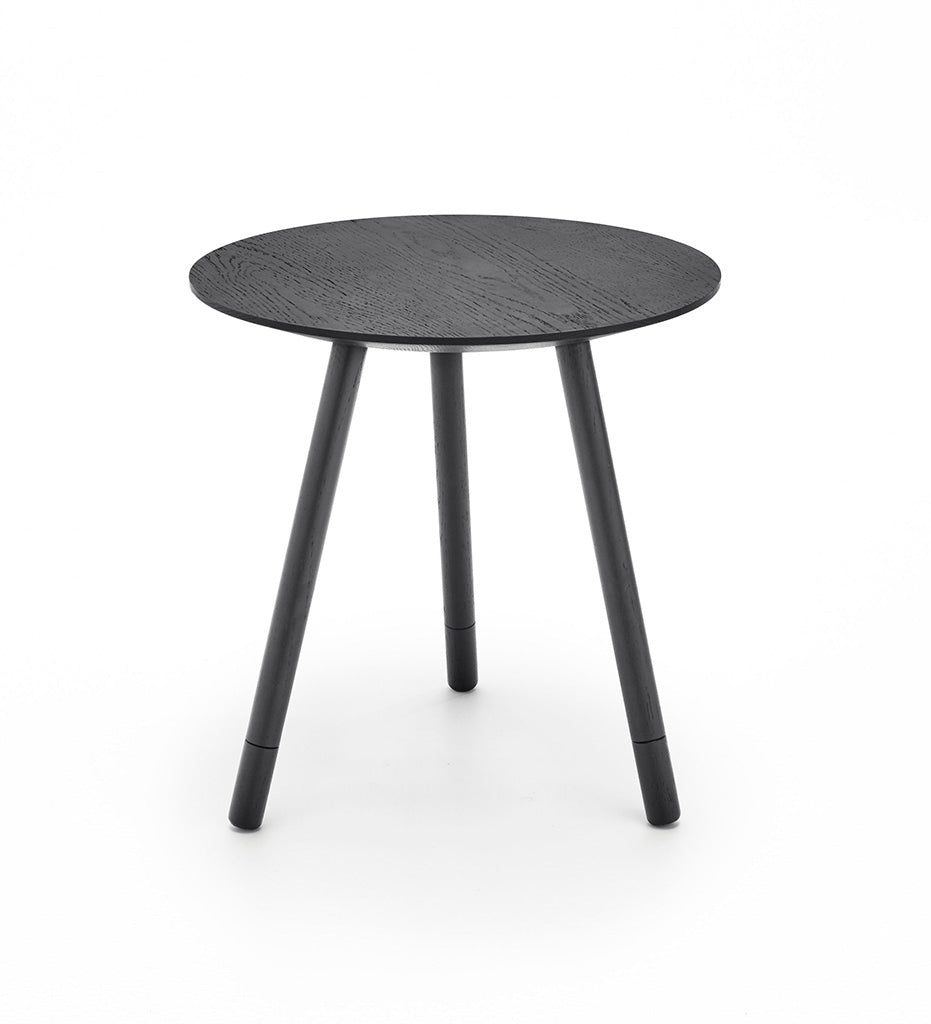 Omelette Editions Bison Side Table - Narrow - Black Oak 