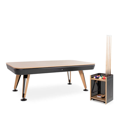 RS Barcelona Diagonal 7' Indoor Pool Table -  with Top and Cue Stand