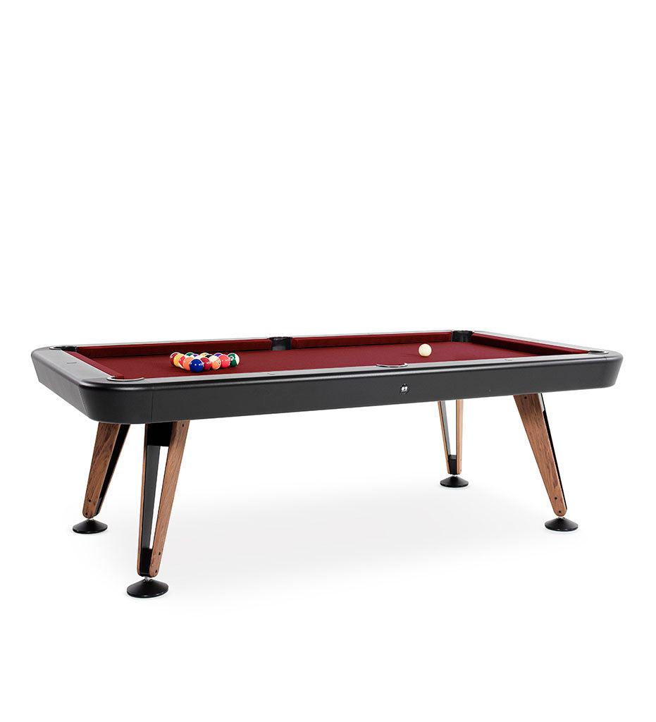 RS Barcelona Diagonal 7' Indoor Pool Table - Black