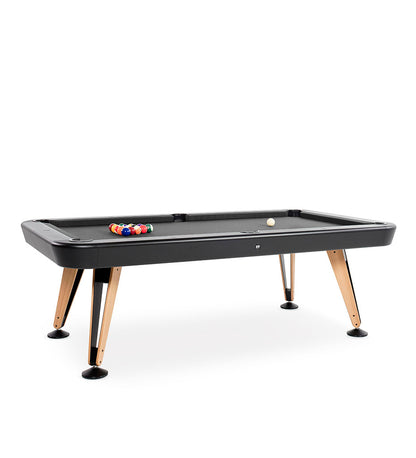 RS Barcelona Diagonal 8' Outdoor Pool Table - Black Frame DIPTOUTA8