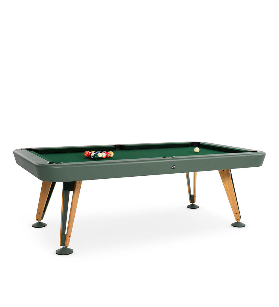 RS Barcelona Diagonal 7' Indoor Pool Table - green