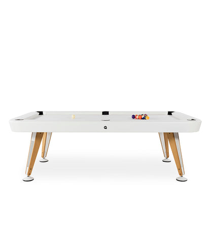 RS Barcelona Diagonal 7' Outdoor Pool Table - White Frame DIPTOUTA7