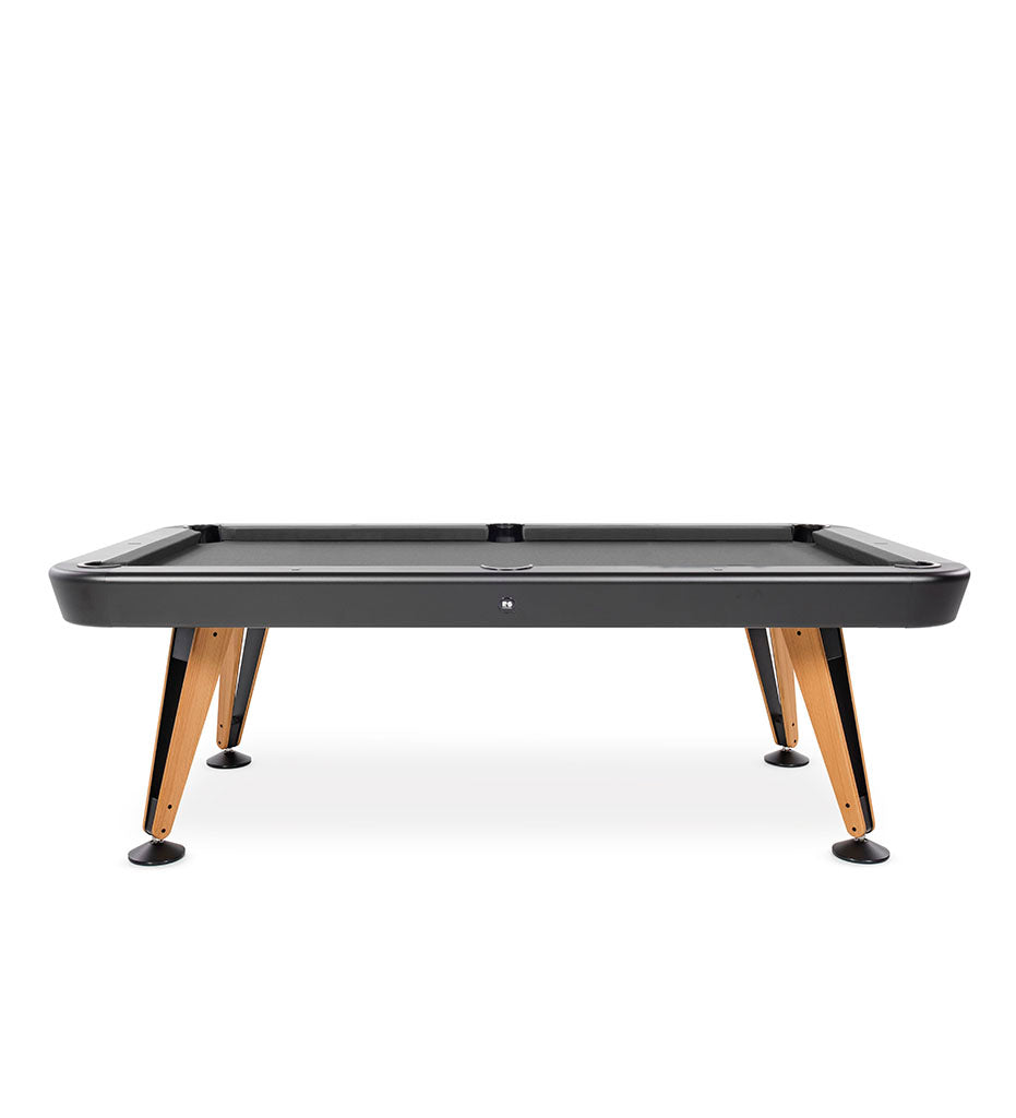 RS Barcelona Diagonal 8' Outdoor Pool Table - Black Frame DIPTOUTA8