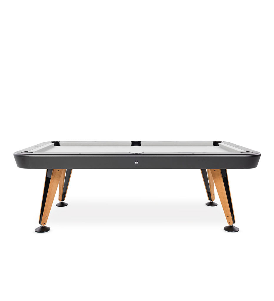 RS Barcelona Diagonal 8' Outdoor Pool Table - Black Frame DIPTOUTA8