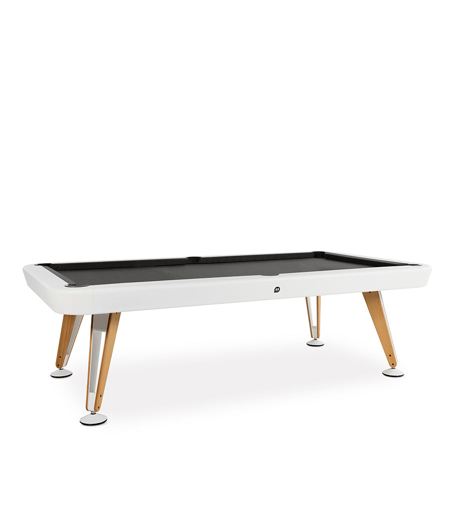 RS Barcelona Diagonal 7' Outdoor Pool Table - White Frame DIPTOUTA7