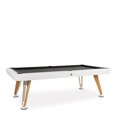 RS Barcelona Diagonal 7' Outdoor Pool Table - White Frame DIPTOUTA7