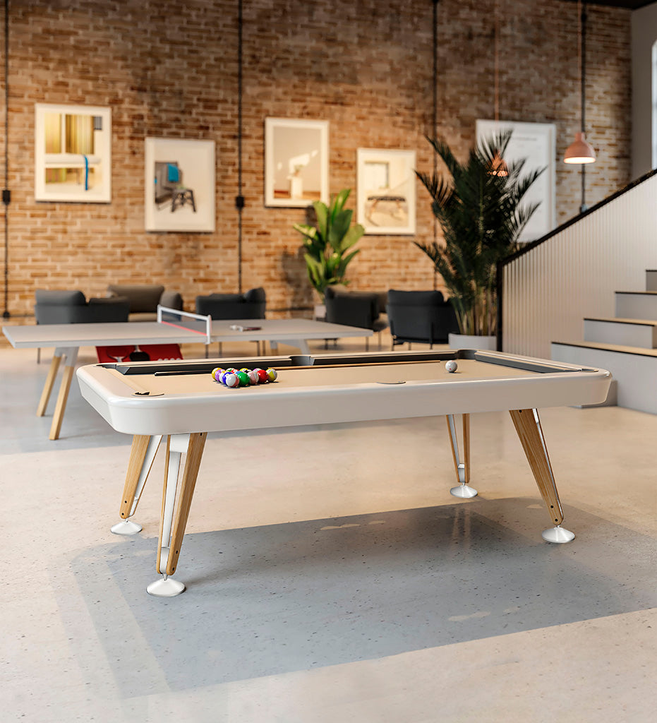 lifestyle, RS Barcelona Diagonal 7' Indoor Pool Table 