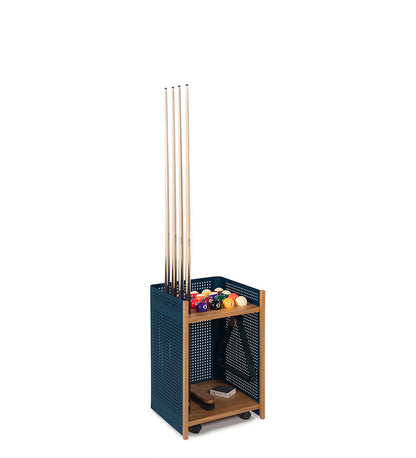 RSBarcelona Mou Indoor Floor Cue Rack - Iroko MOUFLOORAIR