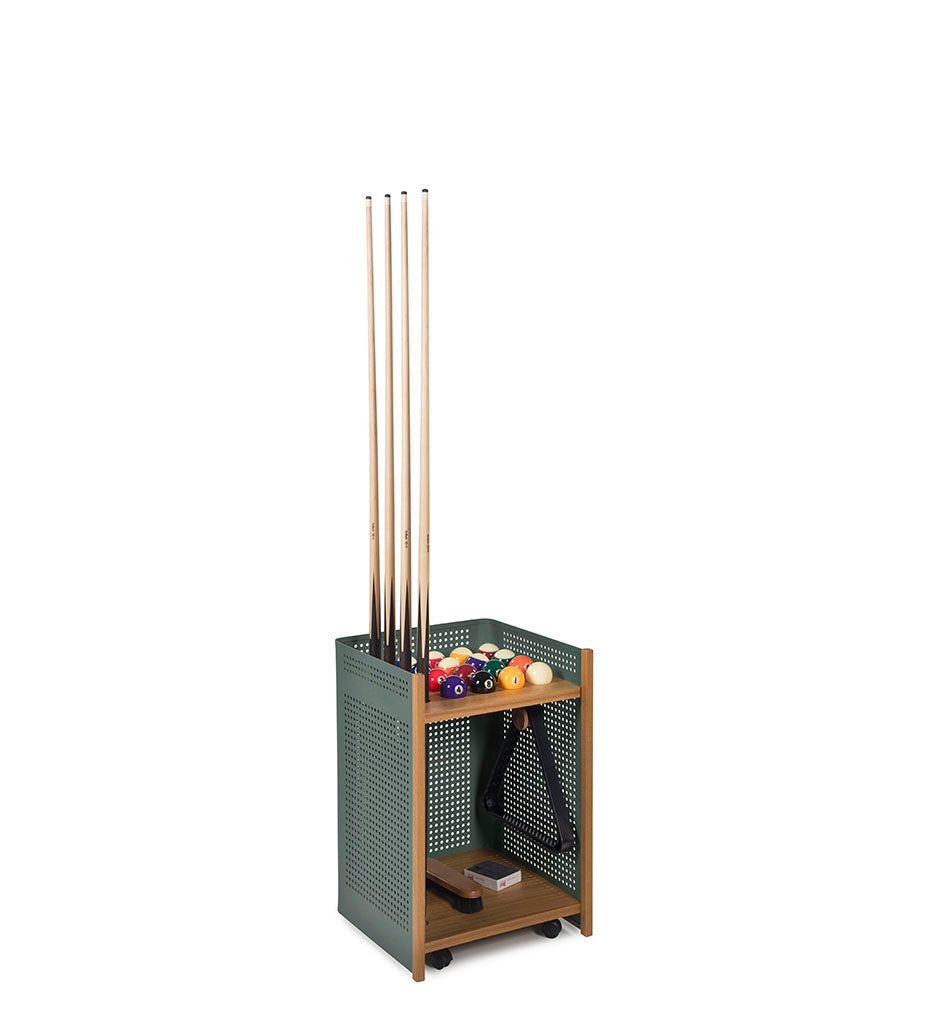 RSBarcelona Mou Indoor Floor Cue Rack - Iroko MOUFLOORAIR