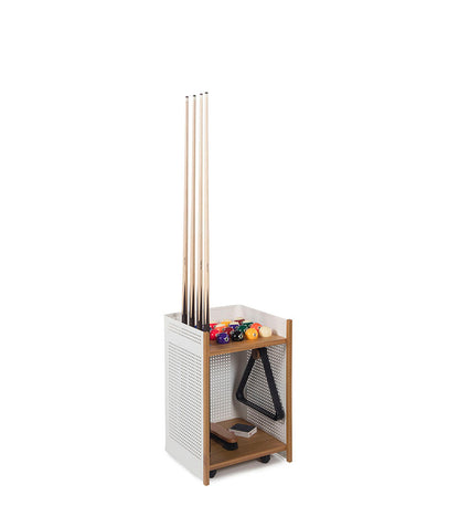 RSBarcelona Mou Indoor Floor Cue Rack - Iroko MOUFLOORAIR