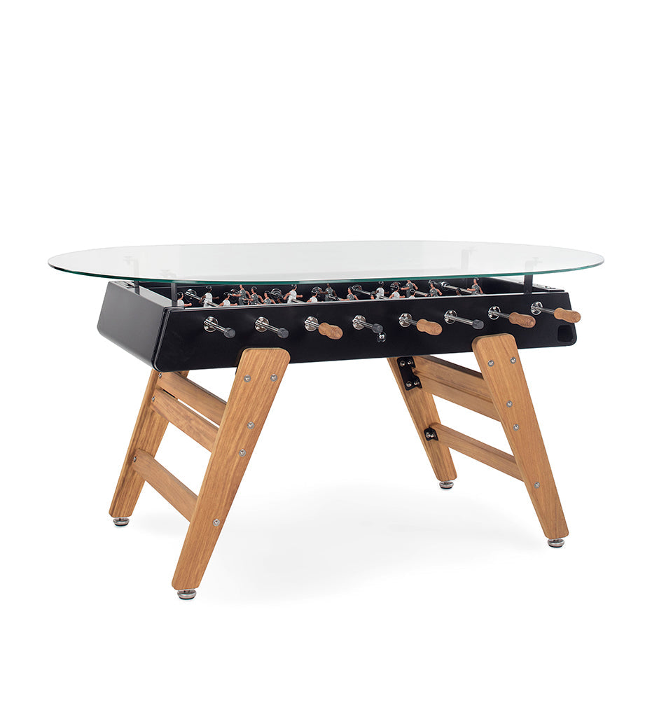 RS Barcelona RS3 Wood Dining Foosball Table - Oval